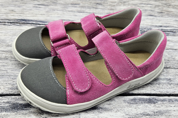 JONAP - barefoot sandálky B21 RŮŽOVÁ