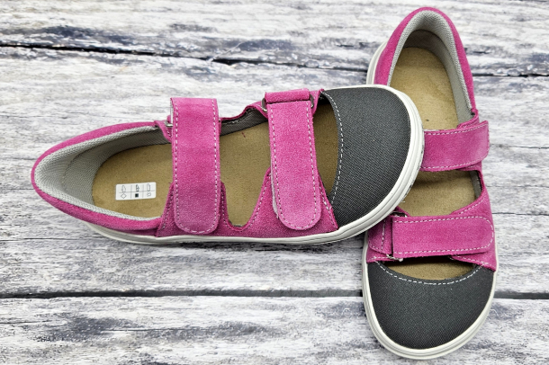 JONAP - barefoot sandálky B21 RŮŽOVÁ