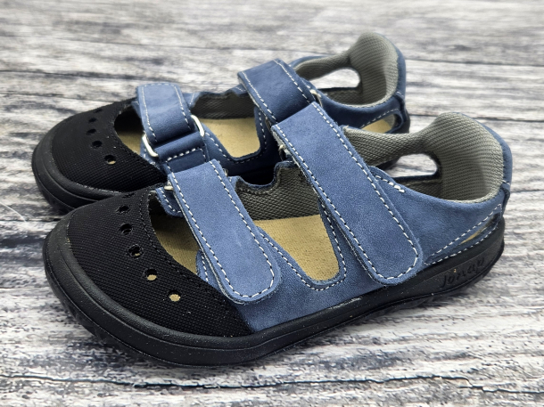JONAP - barefoot sandálky FELLA SVĚTLE MODRÁ