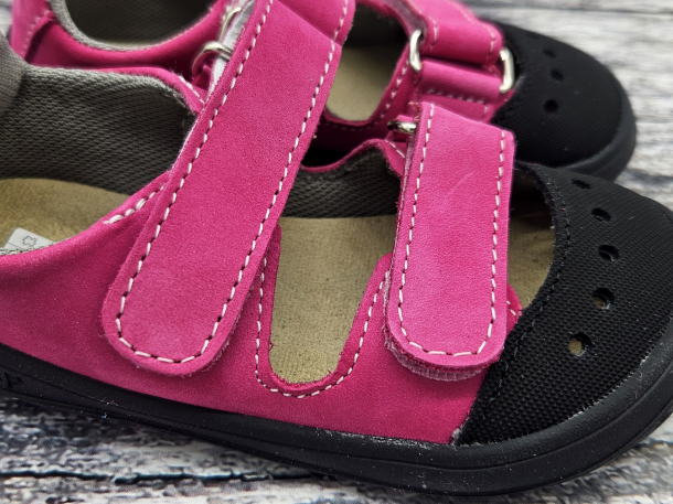 JONAP - barefoot sandálky FELLA RŮŽOVÁ