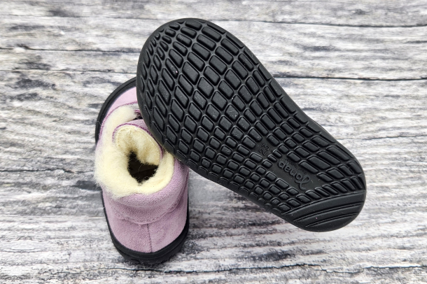 JONAP - kožené zimní boty s membránou JERRY ORCHID VLNA