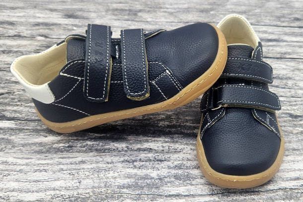 KTR - celoroční obuv KUSH MODRÁ hladká kůže