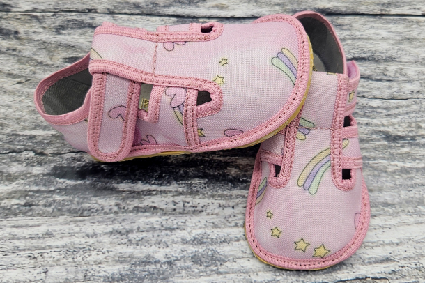 KTR - barefoot přezůvky DUHA