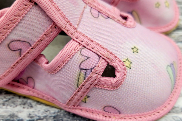 KTR - barefoot přezůvky DUHA