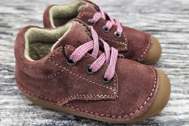 LURCHI - zateplené kožené capáčky WALLY WILDBERRY