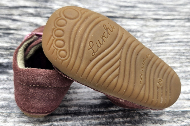 LURCHI - zateplené kožené capáčky WALLY WILDBERRY