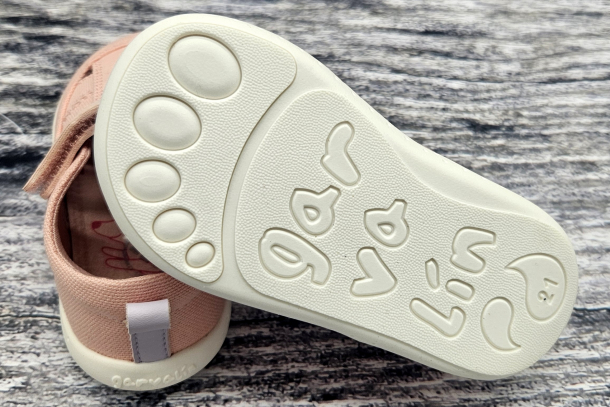 GARVALÍN - letní barefootové textilní boty sandály ROSA