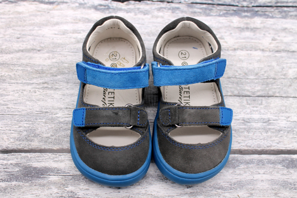 PROTETIKA - kožená letní barefoot obuv/ sandálky TERY GREY