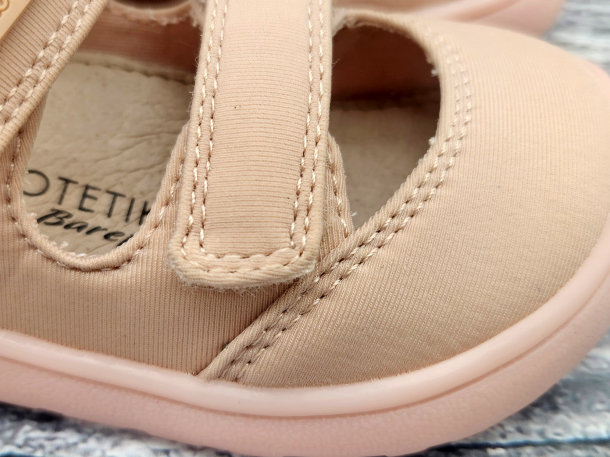 PROTETIKA - letní obuv, TEXTILNÍ sandály TAFI NEO NUDE (růžová)