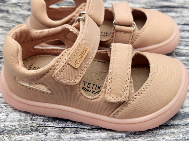 PROTETIKA - letní obuv, TEXTILNÍ sandály TAFI NEO NUDE (růžová)