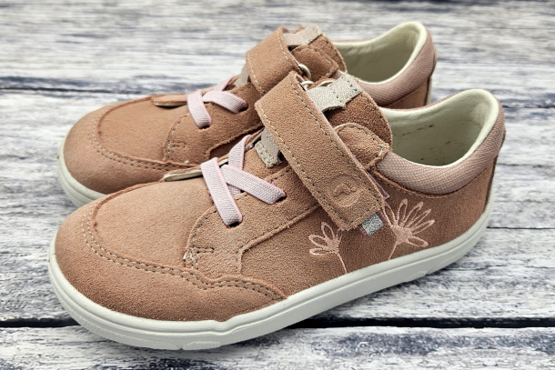 RICOSTA - nízké kožené barefoot boty HANNA BARBIE POWDER