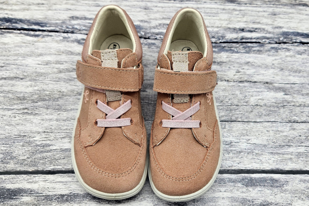 RICOSTA - nízké kožené barefoot boty HANNA BARBIE POWDER