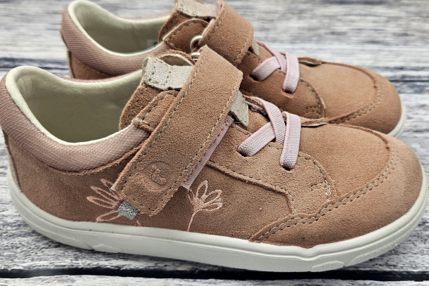 RICOSTA - nízké kožené barefoot boty HANNA BARBIE POWDER