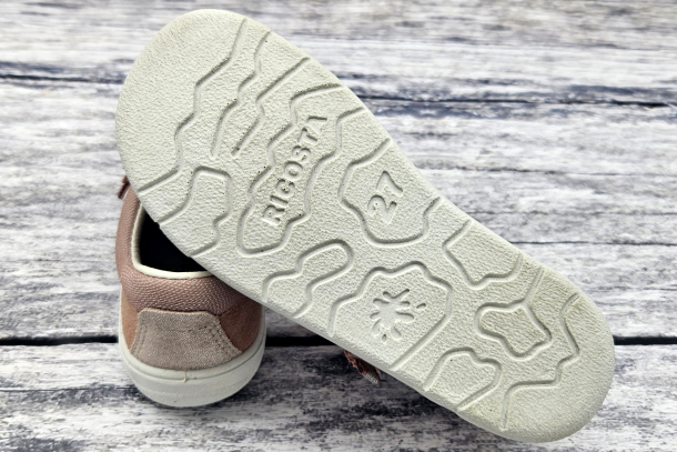 RICOSTA - nízké kožené barefoot boty HANNA BARBIE POWDER