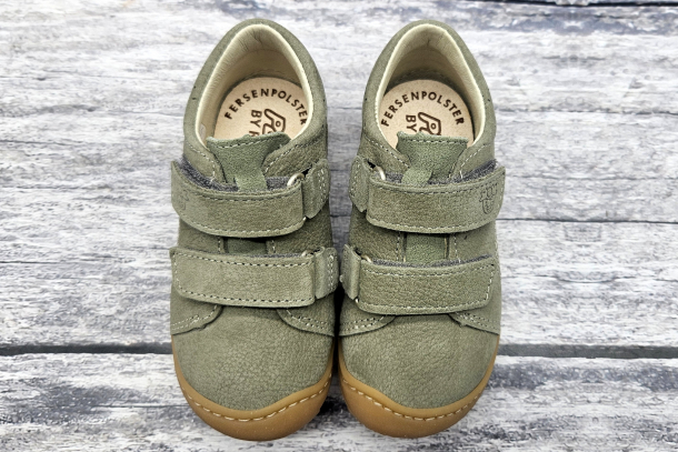 RICOSTA - nízké kožené barefoot boty TOMMY EUKALYPUS TUNDRA