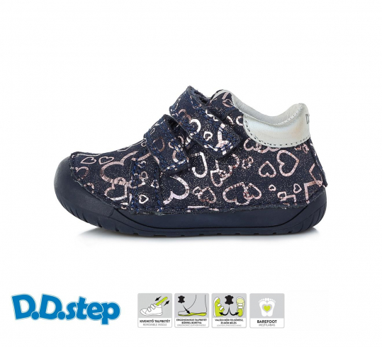 DD STEP - celoroční boty 070, ROYAL BLUE (dívčí)