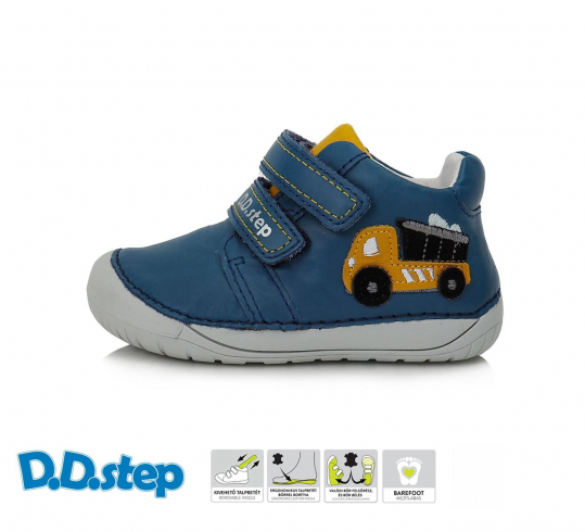 DD STEP - celoroční boty 070, ROYAL BLUE (kluk)
