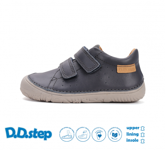 DD STEP - celoroční boty 61950B ROYAL BLUE (kluk)