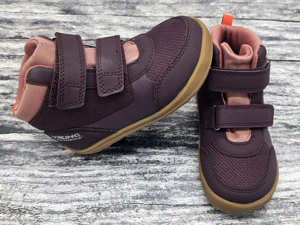 VIKING - celoroční barefoot obuv s membránou ASPEN PLUM