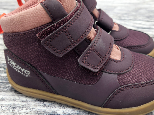 VIKING - celoroční barefoot obuv s membránou ASPEN PLUM