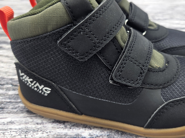 VIKING - celoroční barefoot obuv s membránou ASPEN BLACK