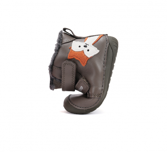 DD STEP - zimní boty W070-52301B, KHAKI (kluk)