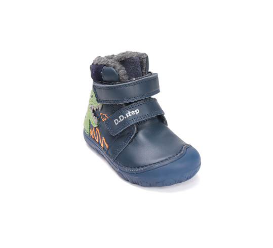 DD STEP - zimní boty W073-52943, ROYAL BLUE (Kluk)