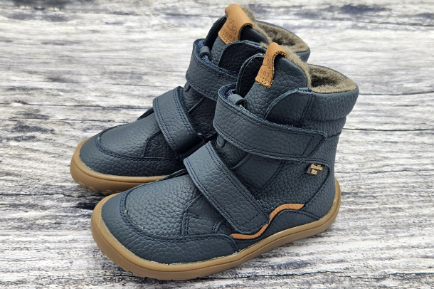 FRODDO - barefoot boty s membránou DARK BLUE