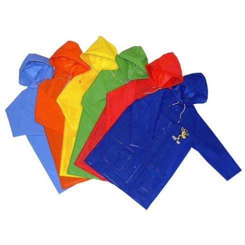 VIOLA pláštěnka červená se žirafou