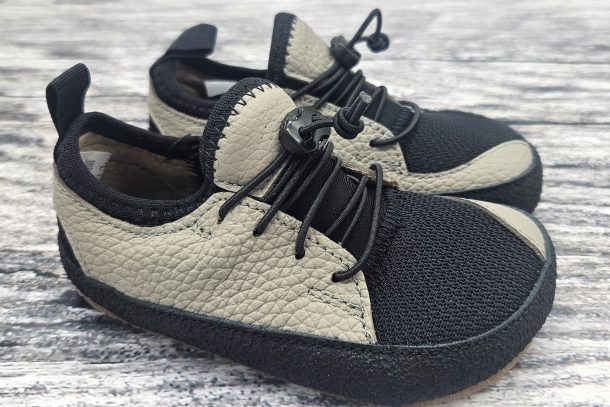 PEGRES - textilní/ kožené boty, tenisky ŠEDÁ