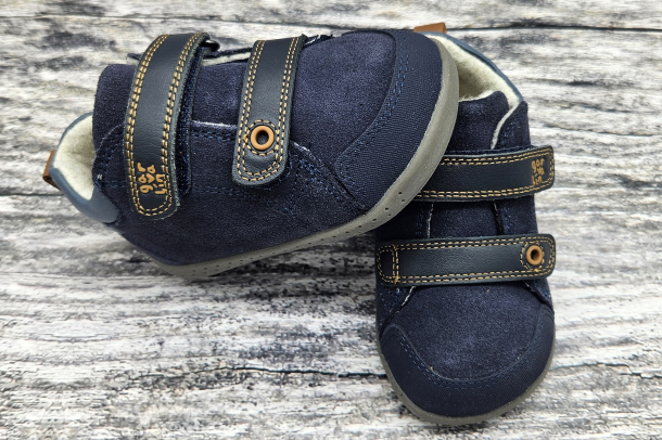 GARVALÍN - zimní barefootové boty s membránou AZUL MARINO