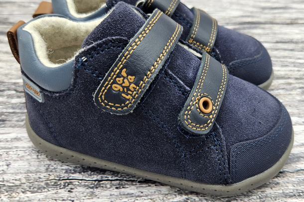 GARVALÍN - zimní barefootové boty s membránou AZUL MARINO